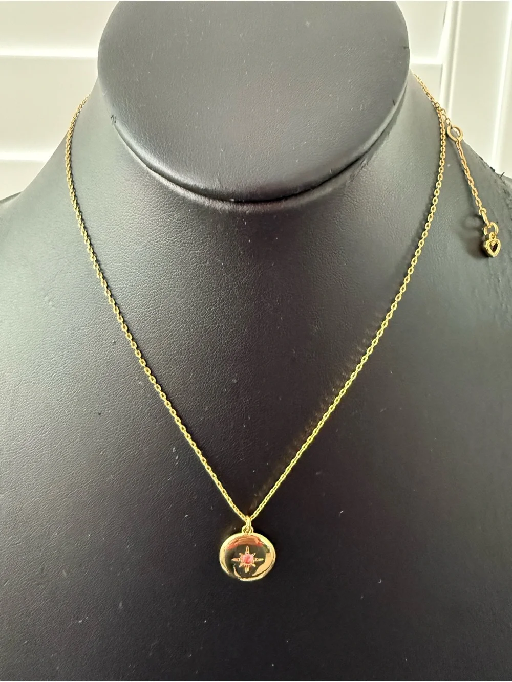 Kate Spade New York NEW clear honesty medallion necklace